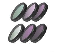 Kit de filtres ND pour DJI Osmo-Action 6 Sporting UV CPL ND8 ND16 ND32 ND64 Star Night Filtres pour un meilleur contrôle de l'exposition et des effets visuels (E)