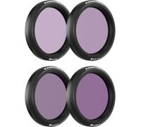 Kit de filtres ND8, ND16, ND32, ND64 Standard Daylight pour Osmo Action 5 Pro/Action 4/Action 3 Essentiel pour Le Tournage en lumière du Jour