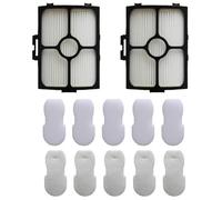 Kit de filtres pour aspirateur filaire UltraLight DuoClean PowerFins HZ3000 HZ3002, pièce de rechange XFFKHZ3000 XHFHZ3000, 2 filtres HEPA, 5 filtres pré-moteur en mousse et feutre (B)