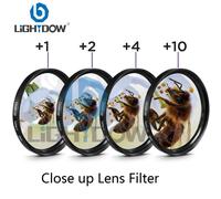 Kit de filtres pour objectif Macro + 1 + 2 + 4 + 10,49mm,52mm,55mm,58mm,62mm,67mm,72mm,77mm,pour appareils photo Canon,Nikon,Sony - Type 37MM