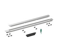 Hansgrohe Set finition RainDrain Match Plus, caniveau 900, cadre réglable, acier inoxydable brossé