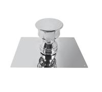 Kit de finition haut de conduit - JONCOUX - Apollo - Inox - Ø80 - Protection contre la pluie