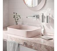 Kit d'installation finale Herzbach Ceo 36.220957.2.01 mitigeur lavabo encastré, longueur du bec 240 mm, chromé