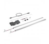 Kit de finition illumination profilé design Avantech YOU - anthracite - L 600 mm HETTICH