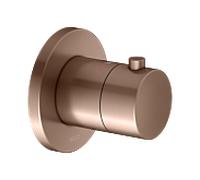 KEUCO IXMO Mitigeur thermostatique encastré, rosace ronde, 59553290001, Couleur: rouge or brossÃ©