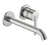 Duravit Balcoon Mitigeur monocommandé pour lavabo Minusflow, BA1070004070, Couleur: acier inoxydable brossé