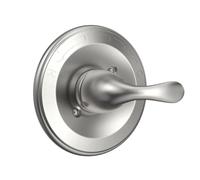 Kit de finition pour douche compatible avec Delta, 18 cm nickel brossé T13020-SS avec poignée de douche, valve universelle MultiChoice et cartouche, pour réglage de température de salle de bain