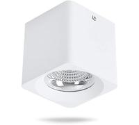 Kit de Finition pour éclairage encastré, Spot de Plafond COB Blanc, Panneau Lumineux carré en Aluminium pour intérieur, Couloir, vitrine, Centre Commercial, lumière Chaude (20 W, 30 W)