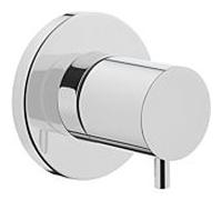 Kit de finition VitrA Origin A41458 chromé, robinet d'arrêt encastré, 80 x 80 mm