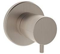 Kit de finition VitrA Origin A4145834 Nickel brossé, robinet d'arrêt encastré, 80 x 80 mm