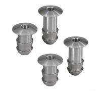 Kit de fixation 860200525 pour poignées de ski Doo et Pilot comprenant 4 rivets métalliques pour une sécurité fiable de la poignée par temps froid