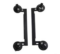 Kit de fixation à ventouse en alliage d'aluminium pour Starlink Mini, design sécurisé à quatre ventouses pour voitures, toits ouvrants et pare-brise, support compact noir, connexion de signal stable à