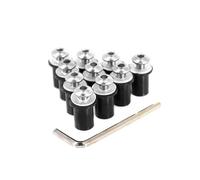 Kit De Fixation Boulons Et D'écrous Pare-brise Moto Pour Yamaha NVX AEROX 155 NMAX NMAX155 XMAX 125 250 300 400(Silver)