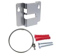 Kit de fixation complet pour vase d'expansion sur paroi en parpaing NOYON & THIEBAULT comprend 1 support mural en acier - 1 collier de serrage long.1.40m - 2 vis tirefonds + 2 chevilles