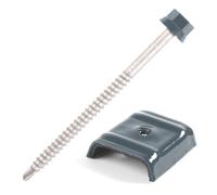 Kit de fixation de 100 pièces avec des vis autoperceuses de bardage en bac acier Scell-It 6,3mm x 100mm