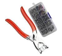 Kit de fixation de boutons en tissu - Pinces à coudre pour projets de bricolage, application facile avec fonction multifonction, ensemble de boutons et de fixation pour créateurs de mode, matelasseurs
