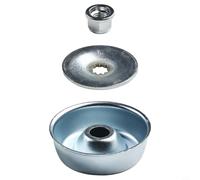 Kit de fixation de lame métallique pour débroussailleuse FS350, FS360, FS400, FS410 & FS450 - Rondelle biseautée, plaque cavalière et écrou gauche (12 mm)