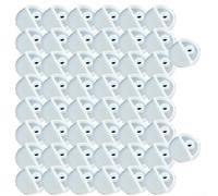 Kit de fixation de miroir sans cadre 2050 pièces avec clips de montage mural en plastique et vis pour une installation stable sur les murs, armoires et portes (B 50 pièces)