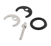 Kit de fixation de robinet monobloc pour lavabo et évier - Support de montage 1 trou avec boulon, joints en acier inoxydable et caoutchouc - Kit de réparation de robinet