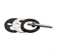 Kit de fixation de robinet monobloc pour mitigeur de lavabo à trou unique, boulon en acier inoxydable et joint en caoutchouc, pièces de réparation d'évier de cuisine pour résoudre les fuites ou les