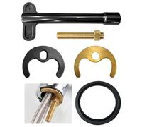 Kit de fixation de robinet monobloc universel pour mitigeur d'évier | Kit d'installation de robinet essentiel pour robinets à un trou. Boulons de fixation en fer à cheval durables
