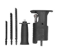 Kit de Fixation de Scie Alternative Adaptateur pour Perceuse sans Fil - Coupe Bois, Métal et Viande - Adaptateur de Scie Alternative avec Tige de Connexion Triangulaire