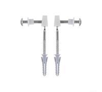 Kit de fixation de toilettes AV0007600R compatible avec les toilettes Roca, ensemble de vis de cuvette de toilette à montage au sol, raccords de siège de toilette, vis de siège de toilette