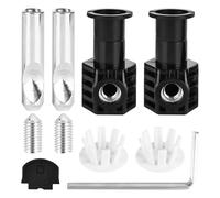 Kit de fixation de WC, kit de raccordement pour siège de WC, fixation par le haut, pour toilettes suspendues au mur, facile à installer