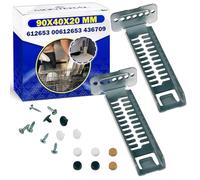 Kit de Fixation du Panneau Inférieur du Lave Vaisselle avec le Code Original 612653 00612653 pour Bosch 436709 pour Whirlpool - Garantie de 10 Ans - MONTERAL