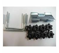 ADAPTATEUR en "U" pour Barres de toit de 80mm de largeur pour coffre de toit MEN
