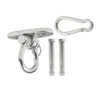 Kit de fixation for balançoire en acier inoxydable, crochet robuste for hamac et chaises de sac de sable(Silver-1,Expansion screw)