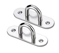 Kit de Fixation for Voile d'ombrage en Acier Inoxydable, 2 pièces, M5, M6, M8, Accessoires for Une Installation sécurisée Votre extérieur(M6)