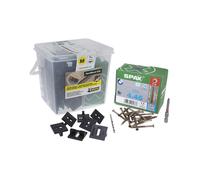 Kit de fixation invisible pour terrasse Növlek Hardwood Clip Mini