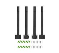 Kit de fixation multi-usage autonome pour guirlandes lumineuses extérieures, support en métal pour lampes de jardin, éclairage facile à installer, léger, pour une installation pratique