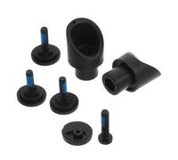 Kit de Fixation Noir, pour Accoudoir de Poussette Yoyo Compatible | Remplacement Direct, Montage DIY Rapide, Base Insérée, Rondelles et Entretoise Plastiques, Cadre Yoyo