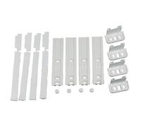 kit de fixation porte refrigerateur integrable avec systeme glissiere whirlpool 481231028208