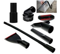 Kit de fixation pour aspirateur - Brosse de nettoyage multifonction avec suceur plat et tube d'extension