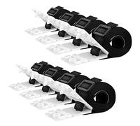 Kit de Fixation pour Bâche Solaire de Piscine, 8pcs Kit de Sangles de Couverture Solaire pour Piscine Universelles, kit de sangle de fixation pour piscine de remplacement pour piscine enterrée