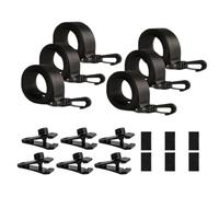 Kit De Fixation Pour Bâche Solaire De Piscine, Accessoires Enrouleur De Couverture Solaire, Kit De Sangles De CouvertureSolaire Pour Piscine Universelles, Comprend 6 Sangles, 6 Clips Et 6Velcro