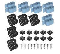 Kit de fixation pour enrouleur de bâche solaire de piscine 8 sangles | Fixez solidement votre bâche solaire aux moulinets de piscine standard avec sangles résistantes aux intempéries.