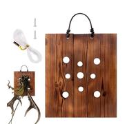 Kit De Fixation pour Fougère Corne D'élan - Murale pour Fougère Corne de Cerf Intérieur Extérieur - Jardinière Rustique pour Suspendues Cuisine Salon Entrée Porche Patio Chambre