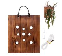 Kit De Fixation pour Fougère Corne D'élan, Murale pour Fougère Corne de Cerf Intérieur Extérieur, Jardinière Suspendue pour Aériennes : Chambre, Entrée, Balcon, Bureau, Intérieur, Extér