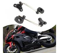 Kit de fixation pour guidon de pare-brise de moto - Métal noir 19 x 24 x 6 cm pour et autres motos