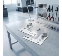 Kit de fixation pour lave-vaisselle 00170066 compatible avec pour GE et Samsung - Supports robustes en acier au carbone pour matériel d'installation d'appareils intégrés