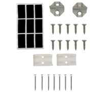 Kit de fixation pour paroi coulissante pour lave-vaisselle compatible avec Bosch Siemens Neff Gaggenau 00626592 10009603 Support de porte et kit de serrure avec dégraissant et nettoyant