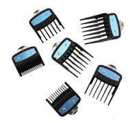 Kit de fixation pour peigne limiteur de coupe, 6 pièces, pour tondeuse à cheveux, pour barbiers, noir