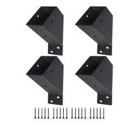Kit de fixation pour pergola | Métal robuste inclinaison à 45 degrés | Lot de 4 supports de toit pour terrasse,Usage intérieur et extérieur, jardin, terrasse, clôture, toit, cabane,