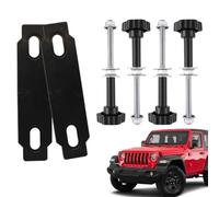 Kit de fixation pour planche de traction Libération Rapide Sans Perçage DIY | Kit Fixation pour Pistes Traction Galerie Toit Véhicule Tout-Terrain SUV Camping Aventure