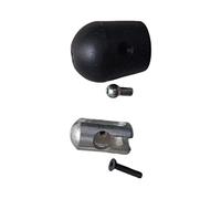 Kit de fixation pour poulie de salle de sport - Accessoires de blocage de câble en acier - 5 mm et 6 mm de diamètre - B