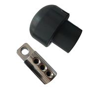 Kit de fixation pour poulie de salle de sport - Accessoires de blocage de câble en acier - 5 mm et 6 mm de diamètre - A
